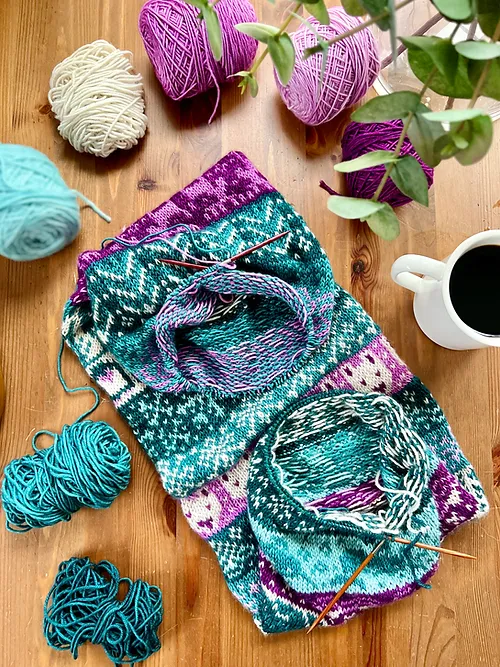 Arctic Doodle (Infinity Cowl) - Image 3