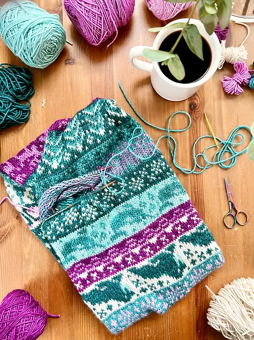 Arctic Doodle (Infinity Cowl) - Image 4