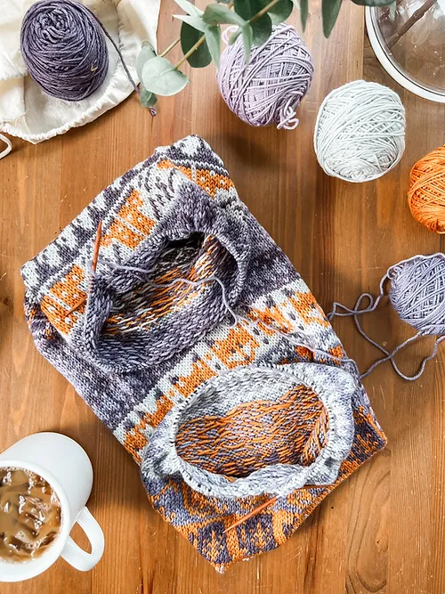 Autumn 3 Doodle (Infinity Cowl) - Image 3