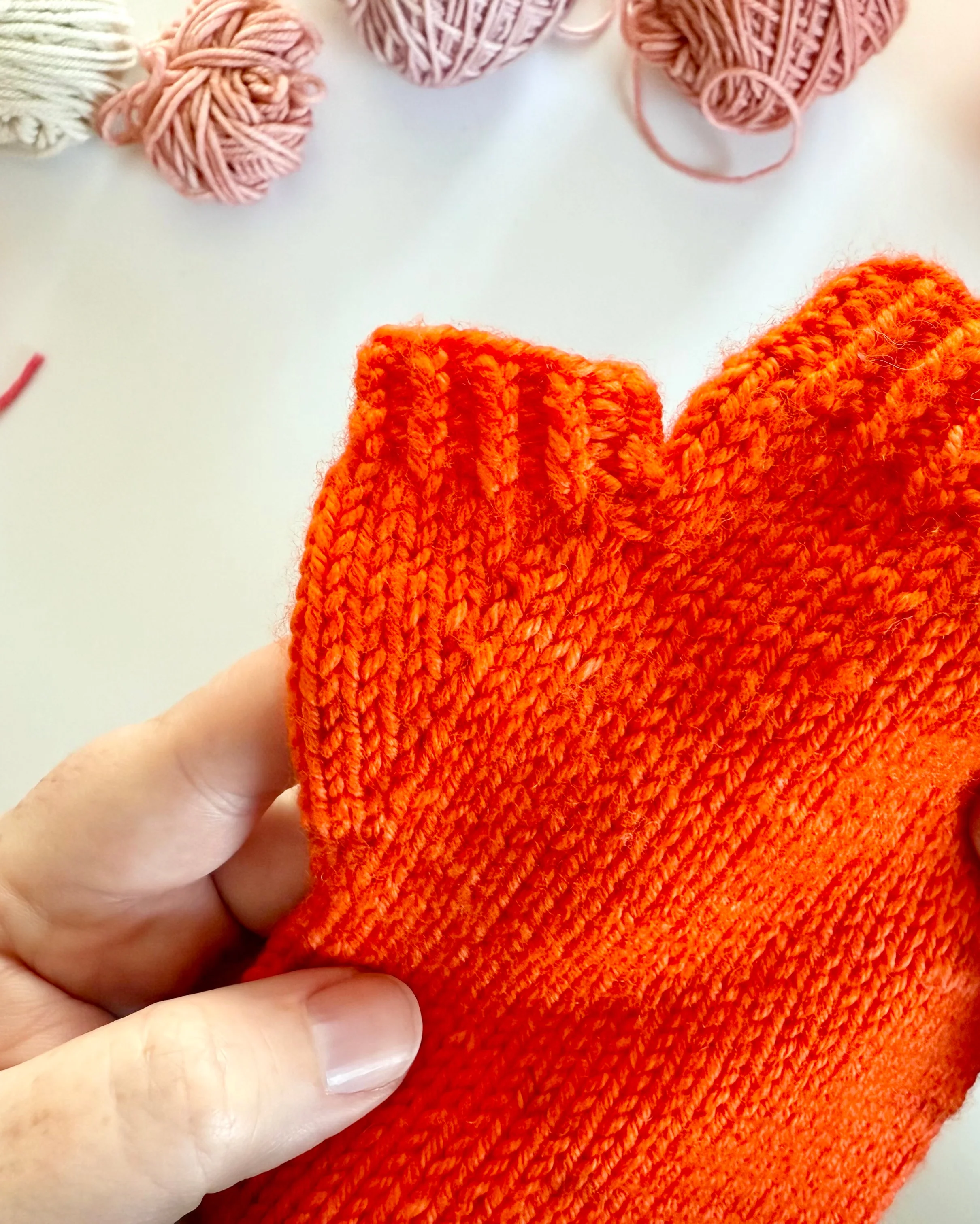 Base Doodle Fingerless Mitts 2 - Image 2