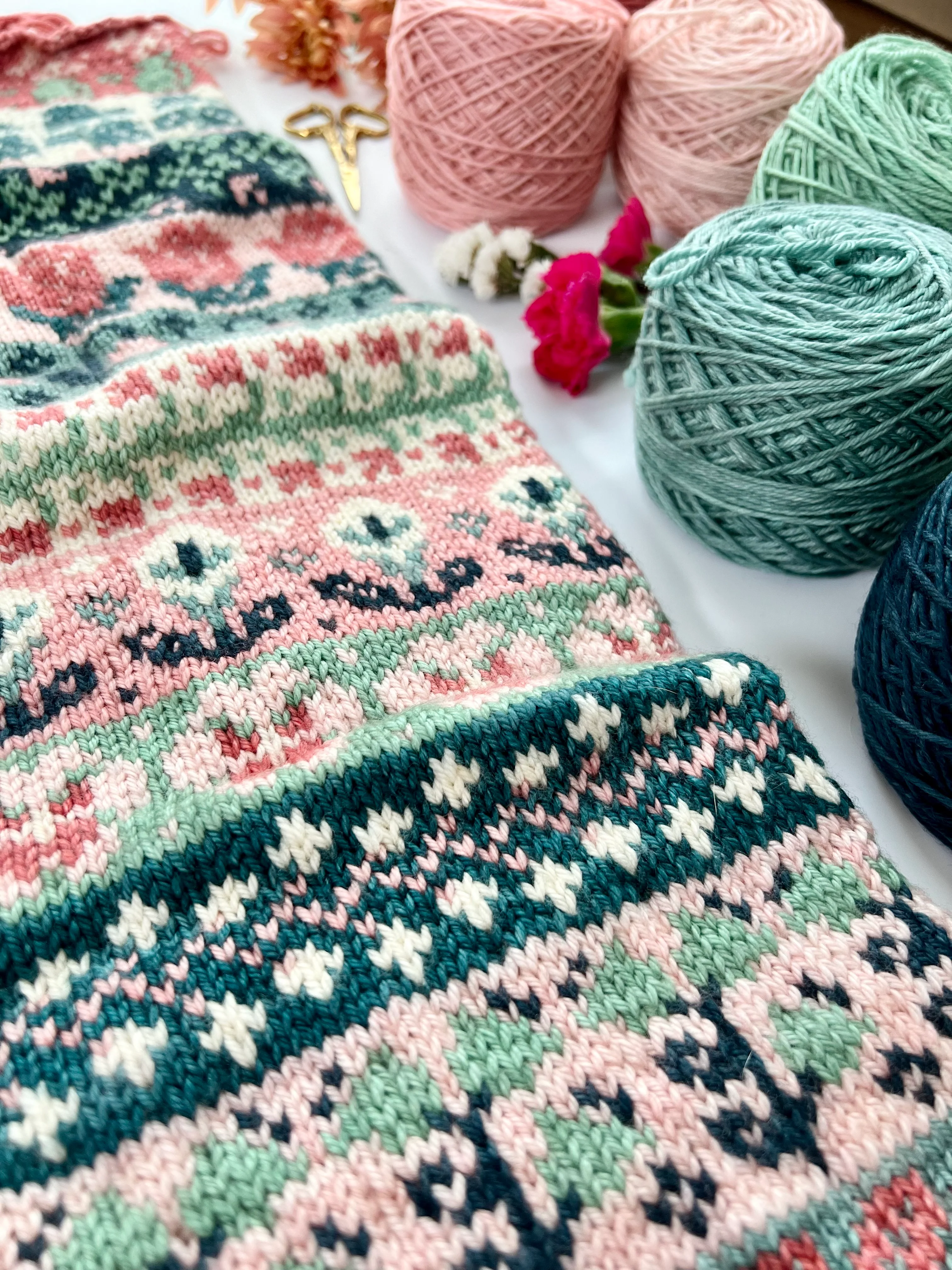 Botanical Doodle (Infinity Cowl) - Image 5