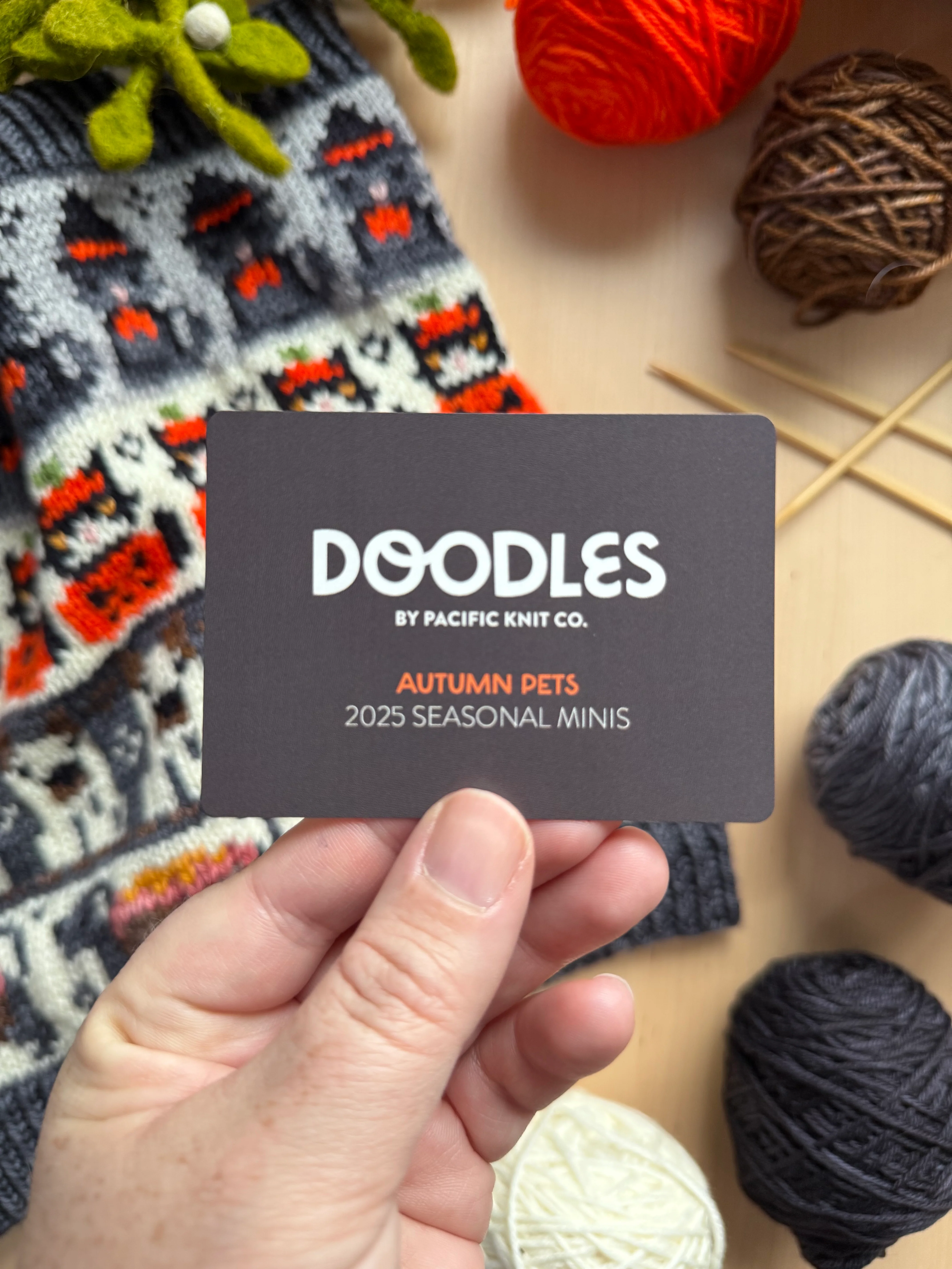 Doodle Card Deck - 2025 Autumn Pets Mini Deck - Image 5
