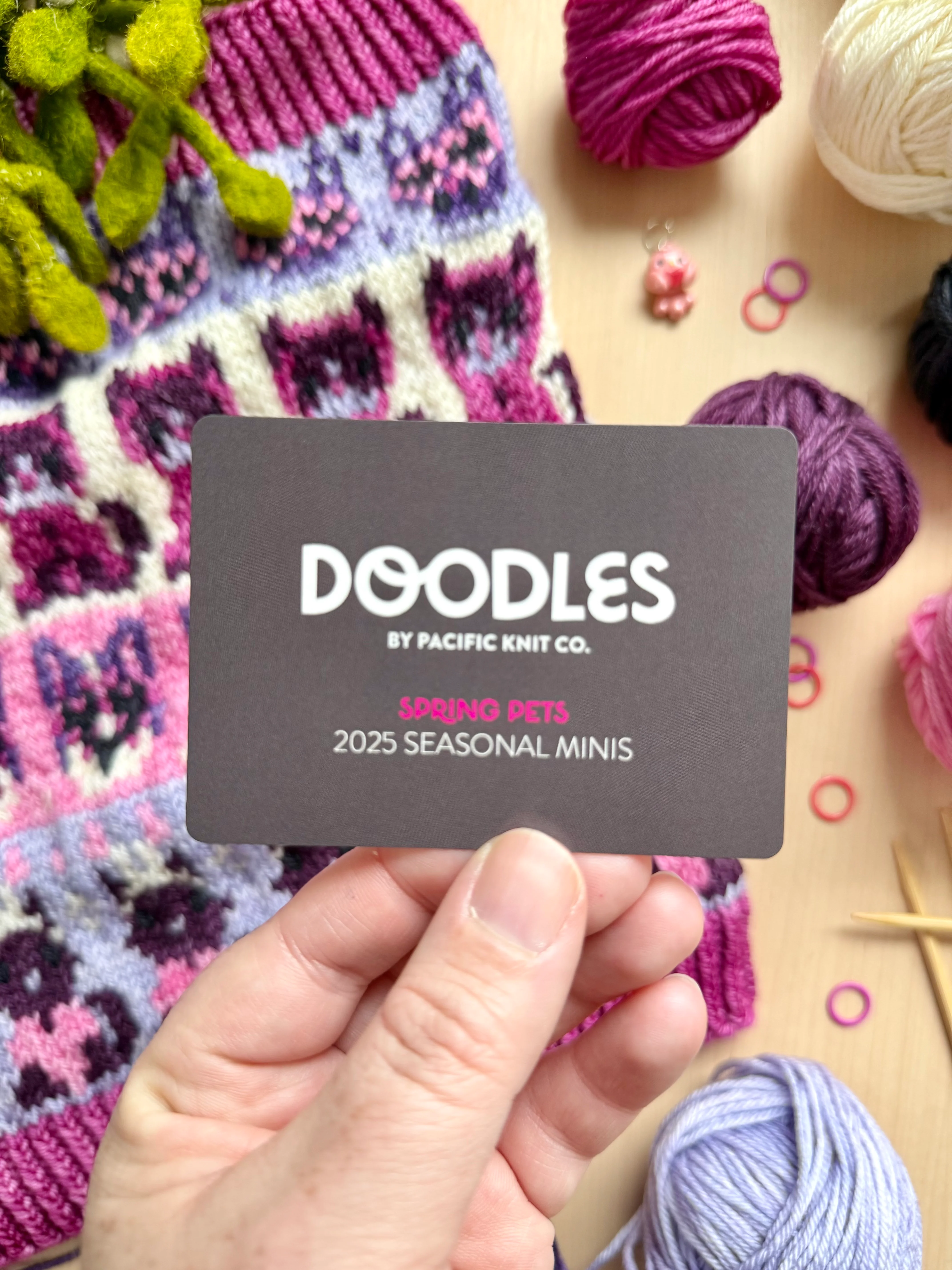 Doodle Card Deck - 2025 Spring Pets Mini Deck - Image 5