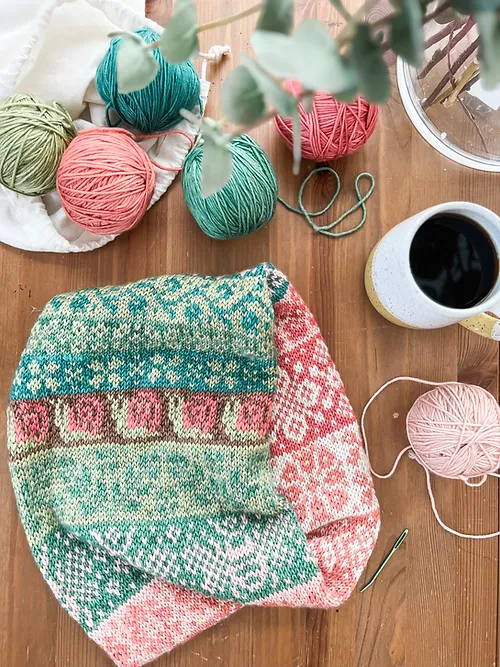 Floral Doodle (Infinity Cowl) - Image 5