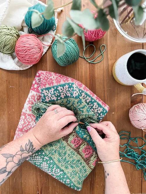Floral Doodle (Infinity Cowl) - Image 7