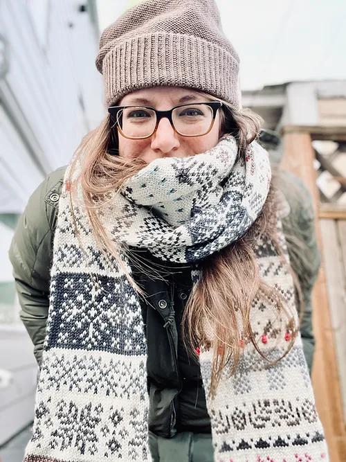 Holiday Doodle Scarf (Advent Pattern) - Image 6