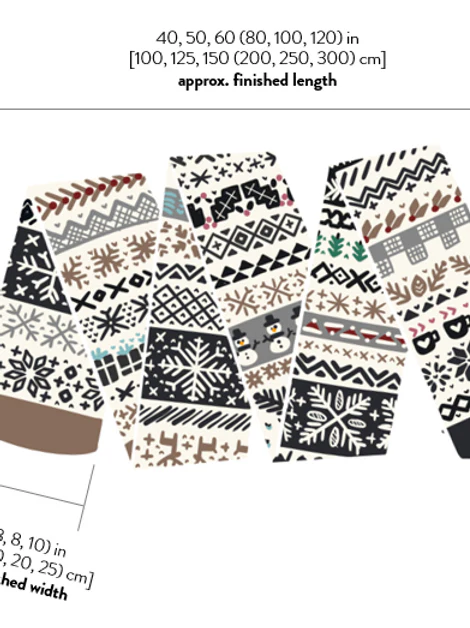 Holiday Doodle Scarf (Advent Pattern) - Image 8