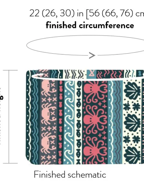 Ocean 1 Doodle (Infinity Cowl) - Image 9
