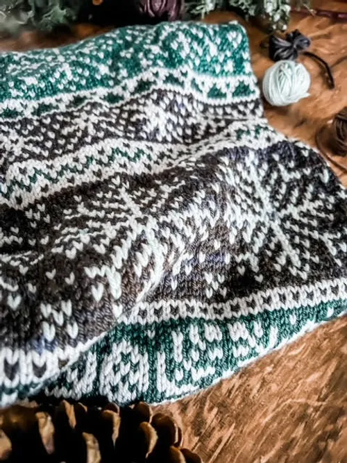 Winter Skies Doodle (Infinity Cowl) - Image 4